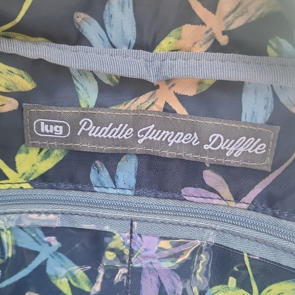 Lug Quilted Puddle Jumper Duffel Bag in Blue - Picture 6 of 10